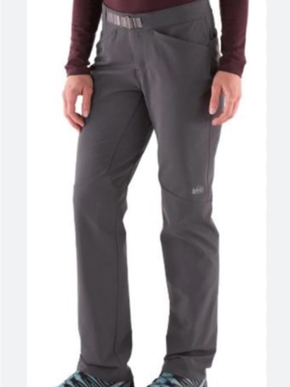 REI Women's Activator Dark Gray Softshell Pants - Picture 6 of 6